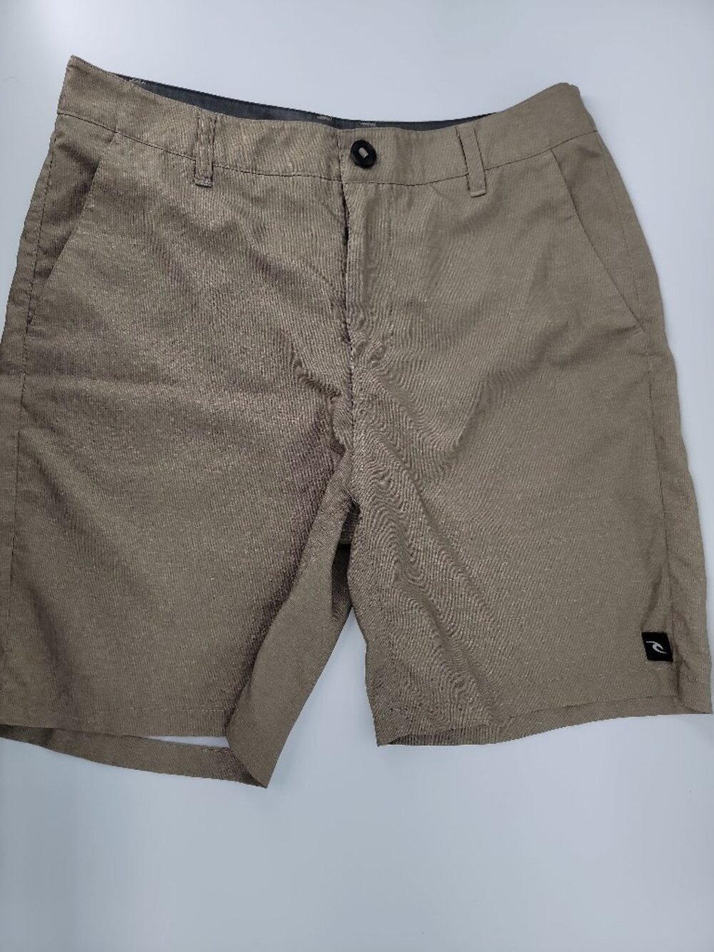 Rip Curl Boardwalks Shorts Boys 16 Khaki Hybrid In Water On Land